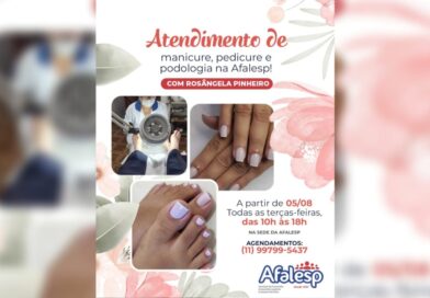Manicure, Pedicure e Podologia na Afalesp