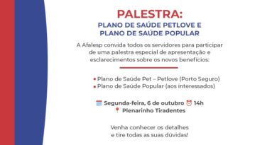 Palestra dia 06, segunda-feira!