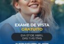 Exame de vista gratuito na Afalesp!