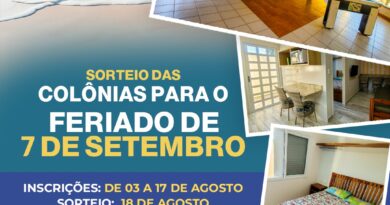 Inscrições para o feriado 7 de Setembro, informações aqui!