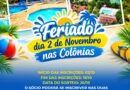 Feriado 2 de novembro(Finados) 2026 nas Colônias.